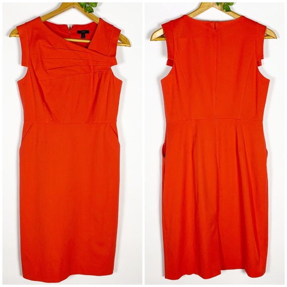 SOLD J. Crew Promotion Dress Red - Career, Sheath - Picture 2 of 7